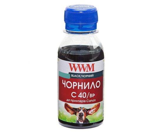 Купить Чернила WWM для Canon PG-40Bk/PG-50Bk/PGI-5Bk 100г Black Пигментные (C40/BP-2) по лучшей цене