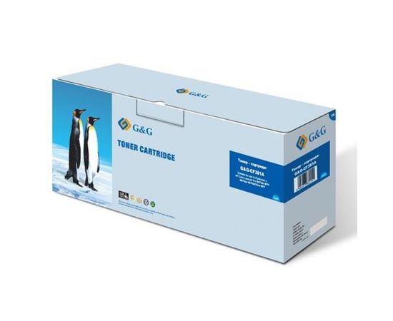Купить Картридж совместимый HP 312A (CF381A) голубой G&G (G&G-CF381A) по лучшей цене
