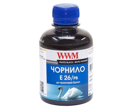 Купить Чернила WWM для Epson Expression Premium XP-600/XP-605/XP-700 200г Photo Black Водорастворимые (E26/PB) по лучшей цене