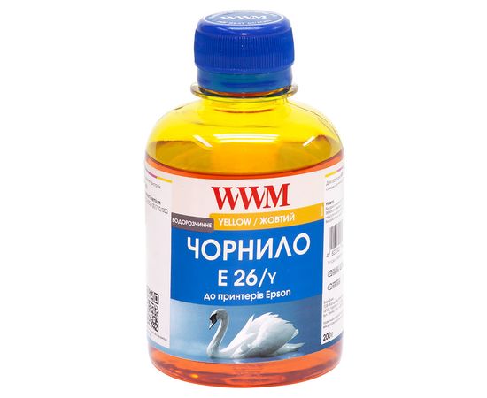 Купить Чернила WWM для Epson Expression Premium XP-600/XP-605/XP-700 200г Yellow Водорастворимые (E26/Y) по лучшей цене