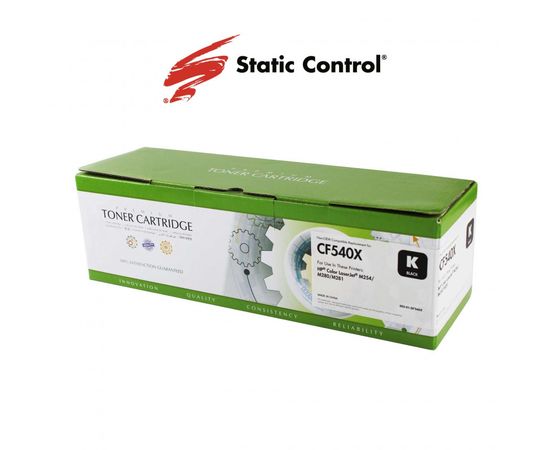 Купить картридж HP CLJP CF540X (203X) Static Control 3.2k black по лучшей цене