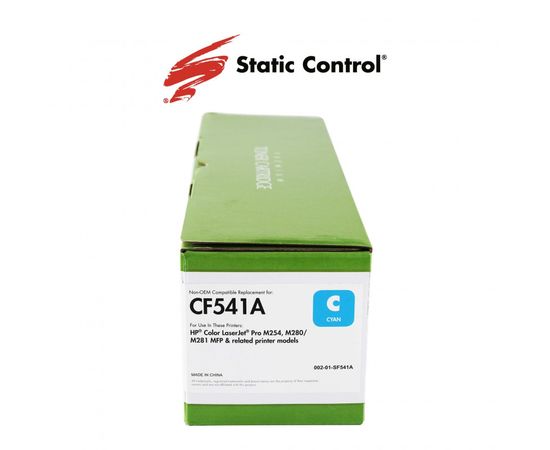 Купить картридж HP CLJP CF541A (203A) Static Control 1.3k cyan по лучшей цене