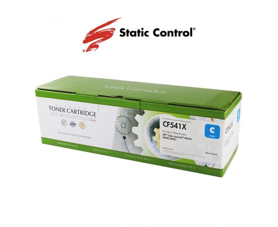 Купить картридж HP CLJP CF541X (203X) Static Control 2.5k cyan по лучшей цене