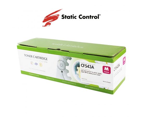 Купить картридж HP CLJP CF543A (203A) Static Control 1.3k magenta по лучшей цене