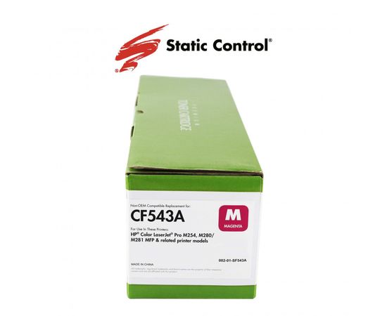 Купить картридж HP CLJP CF543A (203A) Static Control 1.3k magenta по лучшей цене