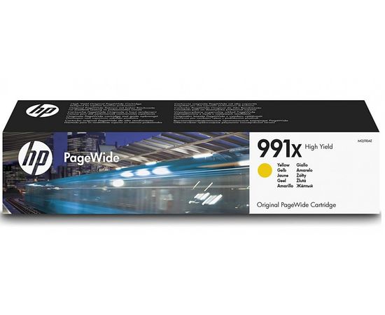 Купить Картридж HP для PageWide Pro 772/777/750 , HP 991X Yellow (M0J98AE) повышенной емкости по лучшей цене