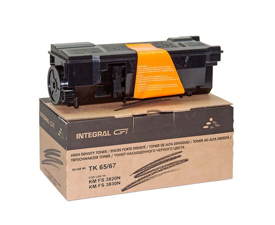 Купить Туба с тонером Integral для Kyocera Mita FS-3820/3830 аналог TK-65 Black (12100032) по лучшей цене