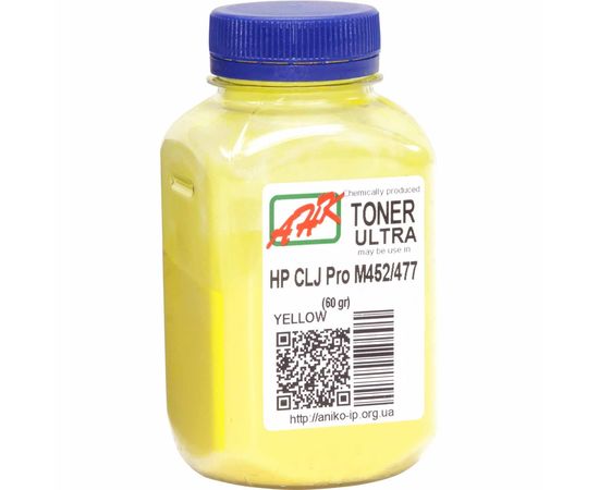 Купить Тонер АНК для HP CLJ Pro M452/477 бутль 60г Yellow (3202783) по лучшей цене