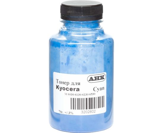 Купить Тонер АНК для Kyocera Mita ECOSYS M6030/M6130/M6230/M6530 бутль 70г Cyan (3202802) по лучшей цене