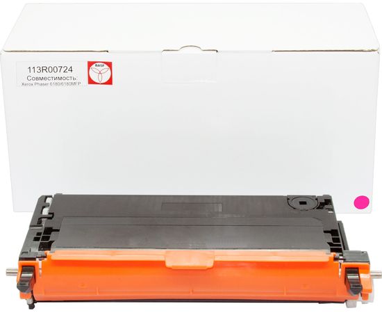 Купить Картридж тонерный BASF для Xerox Phaser 6180 аналог 113R00724 Magenta (BASF-KT-113R00724) по лучшей цене