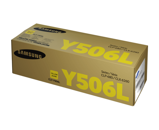 Купить Картридж тонерный Samsung Y506L для CLP-680/CLX-6260 3500 копий Yellow (SU517A) по лучшей цене