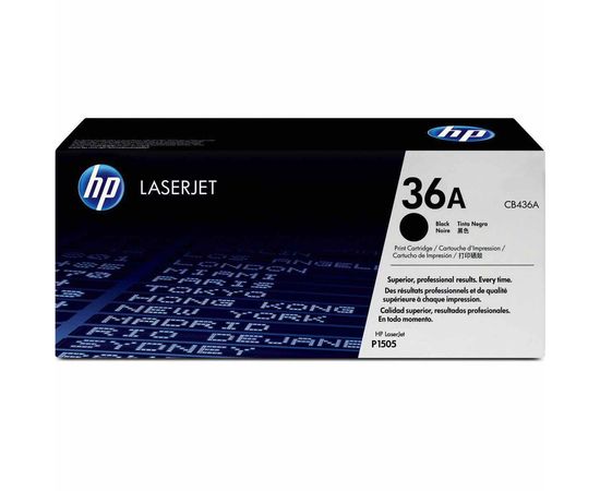 Купить Картридж тонерный HP 36A для LJ P1505/M1120/1522 2000 копий Black (CB436A) по лучшей цене