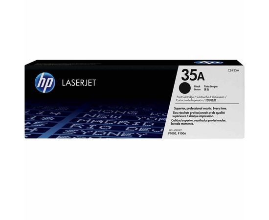 Купить Картридж тонерный HP 35A для LJ P1005/P1006 1500 копий Black (CB435A) по лучшей цене