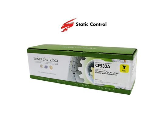 Купить картридж HP CLJ CF532A (205A) Static Control 0.9k yellow по лучшей цене