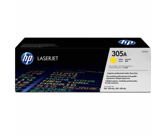 Купить Картридж тонерный HP 305A для LJ Pro M351a/M451dn/ M475dn 2600 копий Yellow (CE412A) по лучшей цене