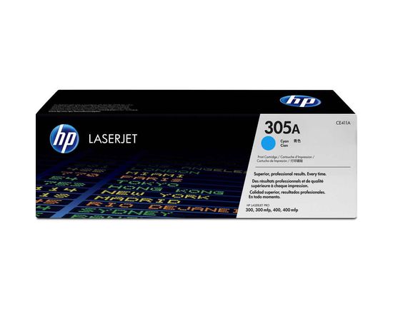 Купить Картридж тонерный HP 305A для LJ Pro M351a/M451dn/ M475dn 2600 копий Cyan (CE411A) по лучшей цене