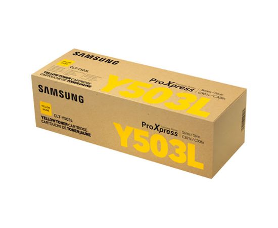 Купить Картридж тонерный Samsung Y503L для SL-C3010/C3060 5000 копий Yellow (SU493A) по лучшей цене