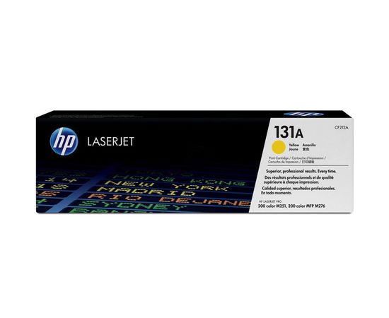 Купить Картридж тонерный HP 131A для HP CLJ M276n/M251n 1800 копий Yellow (CF212A) по лучшей цене