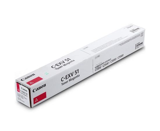 Купить Туба с тонером Canon C-EXV51 для iRC5535/5550i/5560i 60000 копий Magenta (0483C002) по лучшей цене