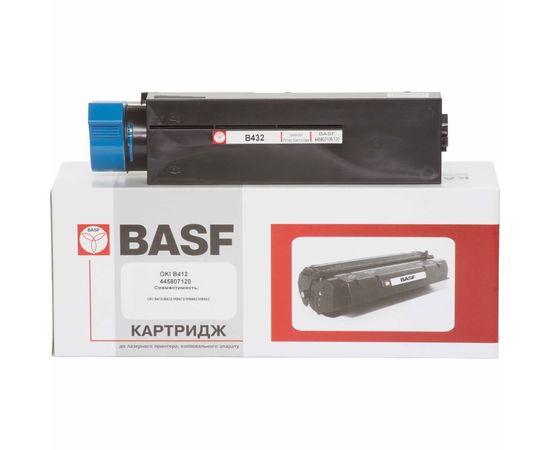 Купить Туба с тонером BASF для OKI B412/B432/B512 аналог 445807120 Black (BASF-KT-B412-445807120) по лучшей цене