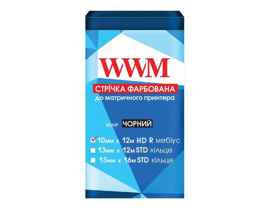 Купить Лента WWM 10мм х 12м HD правый Black (R10.12HR) по лучшей цене
