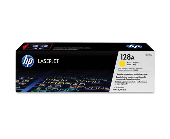 Купить Картридж тонерный HP 128A для CLJ CP1525n/CM1415fn 1300 копий Yellow (CE322A) по лучшей цене