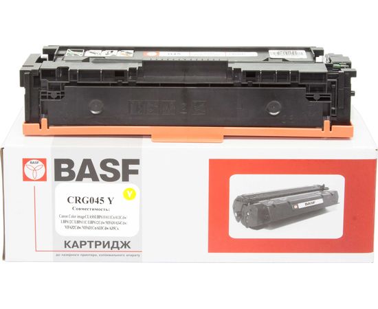 Купить Картридж тонерный BASF для Canon LBP-610С/611С/613С/631С, MF630С/632С/634С аналог 1239C002 Yellow (BASF-KT-CRG045Y) по лучшей цене