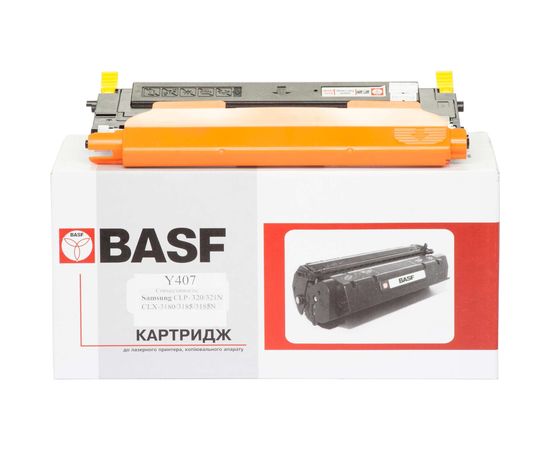 Купить Картридж тонерный BASF для Samsung CLP-320/320N/325/CLX-3185 аналог CLT-Y407S Yellow (BASF-KT-CLTY407S) по лучшей цене