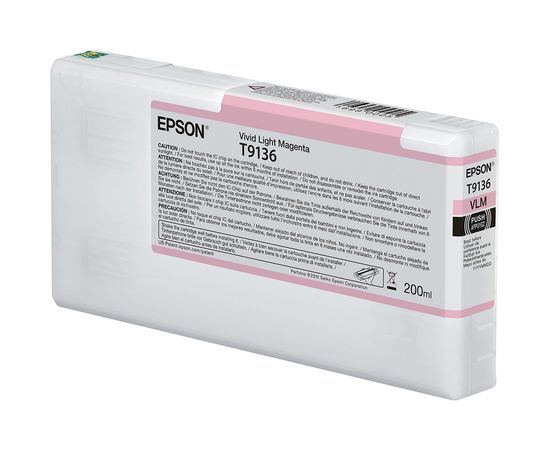 Купить Картридж Epson для SureColor SC-P5000/5000V Vivid Light Magenta (C13T913600) 200мл по лучшей цене