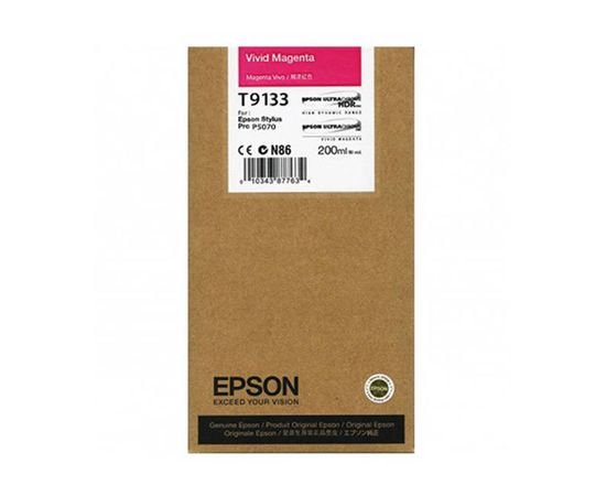 Купить Картридж Epson для SureColor SC-P5000/5000V Vivid Magenta (C13T913300) 200мл по лучшей цене