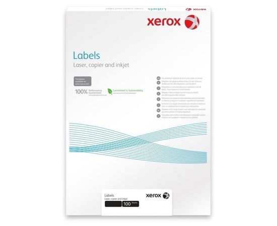 Купить Наклейка Xerox Mono Laser 1UP (squared) 210мм x 297мм, 100л (003R97400) по лучшей цене