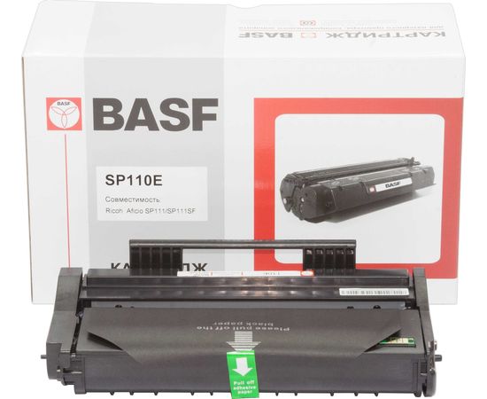 Купить Туба с тонером BASF для Ricoh Aficio SP100/SP100SU аналог 407442 Black (BASF-KT-SP110E) по лучшей цене