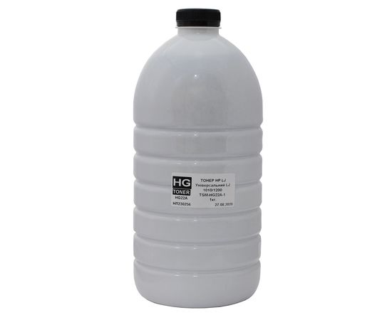 Купить Тонер HP универсальный LaserJet 1010 флакон, 1 кг HG toner (TSM-HG22A-1) по лучшей цене