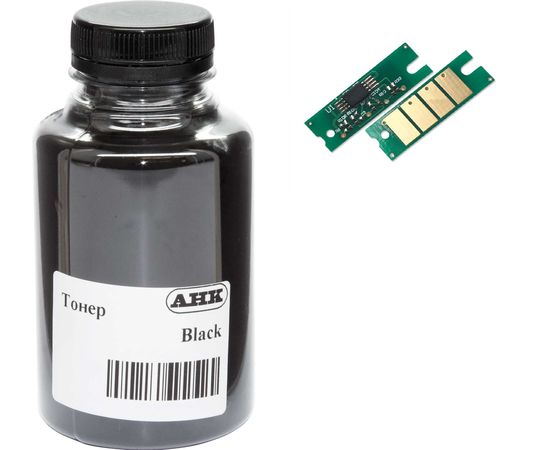 Купить Тонер+чип АНК для Ricoh Aficio SP 310 ( тонер АНК, чип АНК) бутль 105г Black (3202905) по лучшей цене