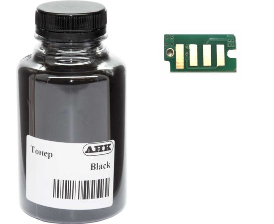 Купить Тонер+чип АНК для Xerox Phaser 6500 ( тонер АНК, чип АНК) бутль 60г Black (3202896) по лучшей цене
