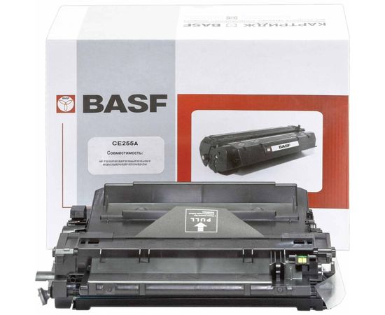 Купить Картридж тонерный BASF для HP LJ P3015 аналог CE255A Black (BASF-KT-CE255A) по лучшей цене