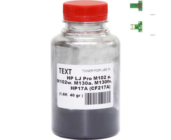 Купить Тонер+чип АНК для HP LJ M102/M134 ( тонер АНК, чип АНК) бутль 40г Black (3202931) по лучшей цене