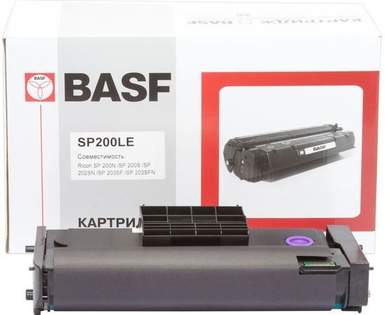 Купить Картридж тонерный BASF для Ricoh Aficio SP200S/200SN Type SP 200LE аналог 407263 Black (BASF-KT-SP200LE) по лучшей цене