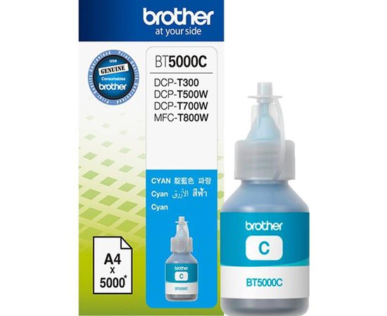 Купить Контейнер с чернилами Brother для DCP-T300/DCP-T500W/DCP-T700W Cyan (BT5000C) по лучшей цене