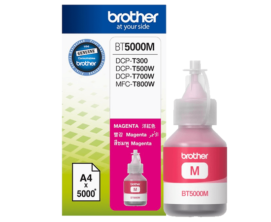 Купить Контейнер с чернилами Brother для DCP-T300/DCP-T500W/DCP-T700W Magenta (BT5000M) по лучшей цене