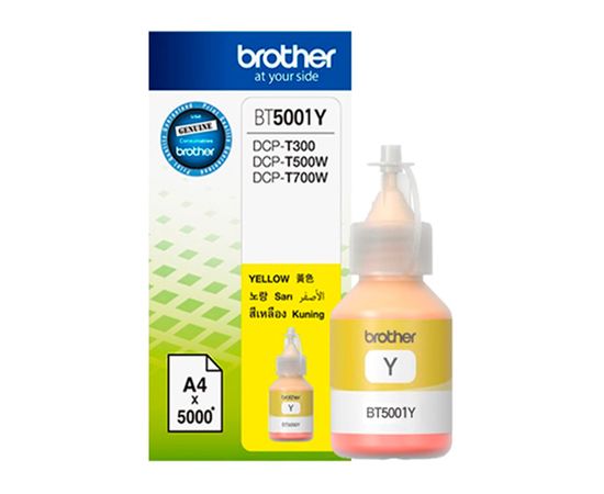 Купить Контейнер с чернилами Brother для DCP-T300/DCP-T500W/DCP-T700W Yellow (BT5000Y) по лучшей цене