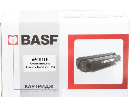 Купить Картридж тонерный BASF для Lexmark T650/T652/T654 Black (BASF-KT-T650H11E) по лучшей цене