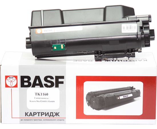 Купить Туба с тонером BASF для Kyoсera Mita P2040dn/P2040dw аналог TK-1160 Black (BASF-KT-TK1160) по лучшей цене