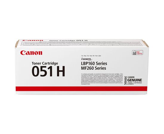 Купить Картридж тонерный Canon 051H для MF-264dw/267dw/269dw 4100 копий Black (2169C002) по лучшей цене