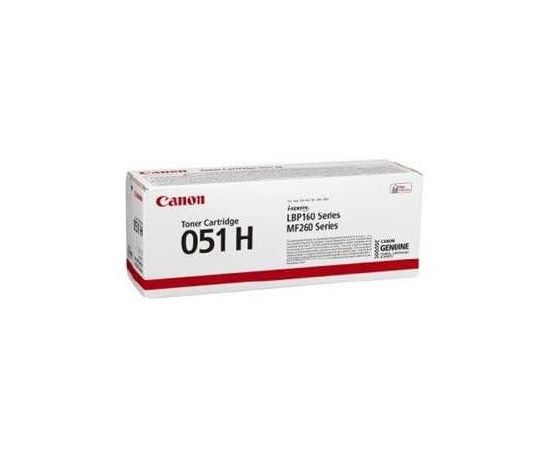 Купить Картридж тонерный Canon 051H для MF-264dw/267dw/269dw 4100 копий Black (2169C002) по лучшей цене