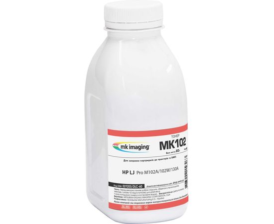 Купить Тонер Mitsubishi для HP LJ Pro M102A/102W/130A бутль 60г Black (021203/DLC-60) по лучшей цене
