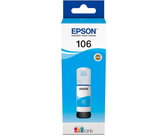 Купить Контейнер с чернилами Epson для L7160/7180 Cyan (C13T00R240) по лучшей цене