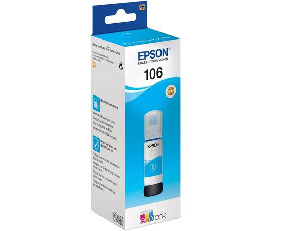Купить Контейнер с чернилами Epson для L7160/7180 Cyan (C13T00R240) по лучшей цене