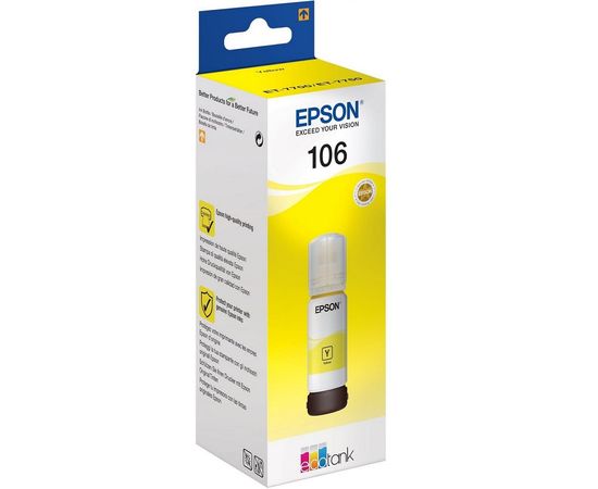 Купить Контейнер с чернилами Epson для L7160/7180 Yellow (C13T00R440) по лучшей цене