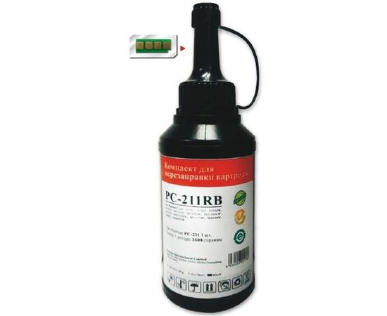 Купить Комплект заправки Pantum для M6500,P2207/2500W 1600 копий Black (PC-211RB) банка с тонером+ 1 чип по лучшей цене